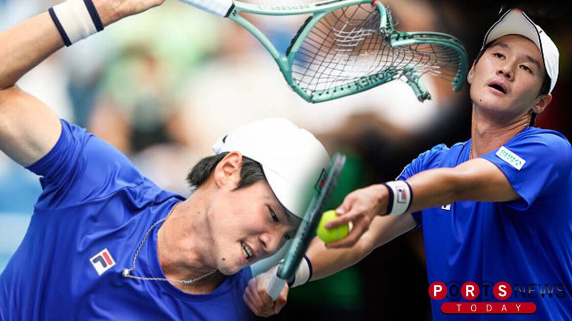 ควอน ซุนวู นักเทนนิสเกาหลีใต้ หัวร้อนฟาดไม้พัง – เมินจับมือ หลังแพ้ไทย