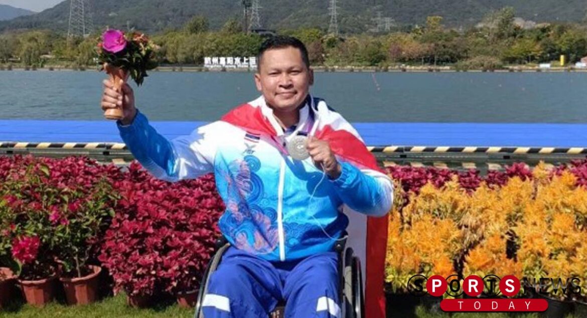 “สันติ” นักกีฬาไทยคนแรกคว้าเหรียญแคนูเอเชียนพาราเกมส์